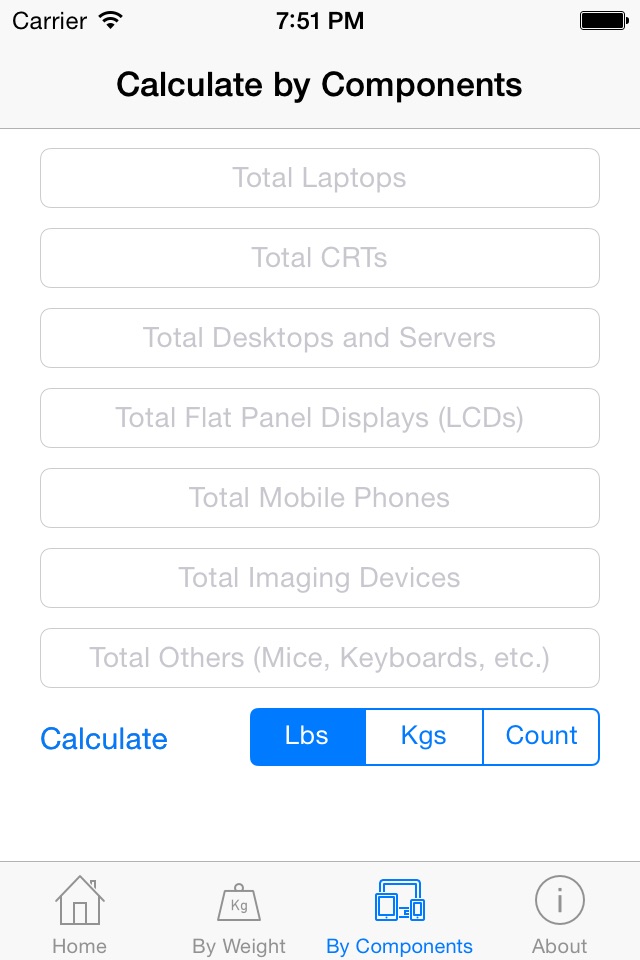 eWaste Calculator screenshot 2