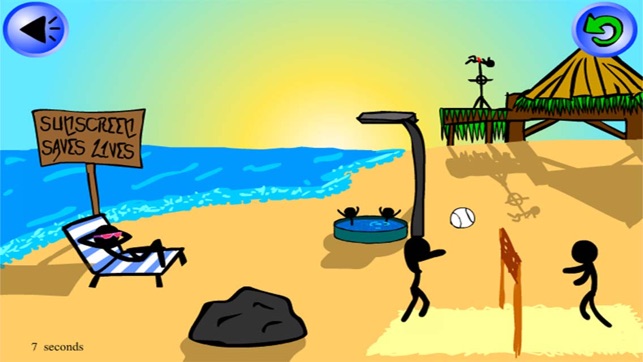 Stick Save - Stickman Beach Party(圖1)-速報App