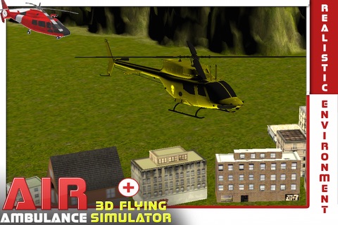 Air Ambulance Flying Simulator 3D: Fly Real Emergency Air Ambulance & Rescue People screenshot 4