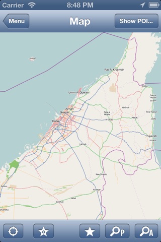 Dubai, UAE Offline Map - PLACE STARS screenshot 2