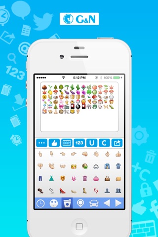 Symbol + Keyboard - Color Emojis + Emoticons - Smileys + Icons - Cool Fonts - Characters + Symbols - Text Pics - Free screenshot 2