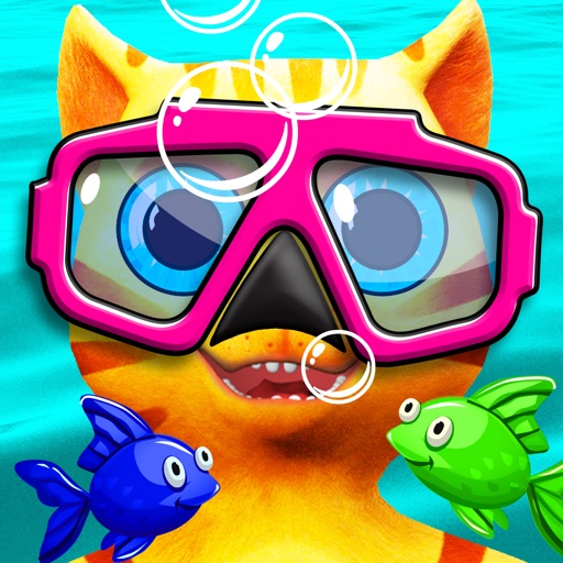 Cat Leo's Fish Hunt Water Race iOS App