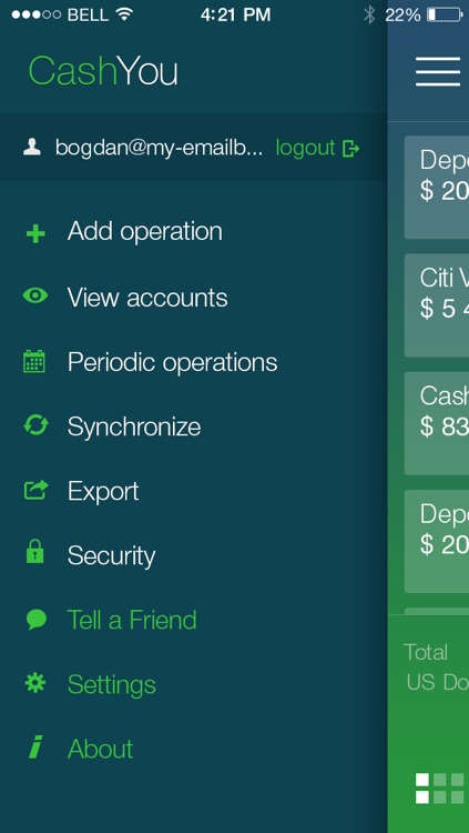 CashYou - catch your expenses, share and sync your accounts screenshot-4