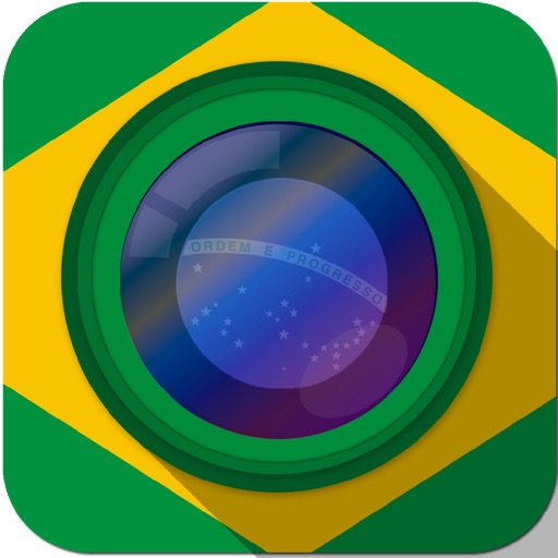 Cheer World Football Soccer Booth Sticker - 2014 Brazil Edition Awesome Stickiness Camera Pro
