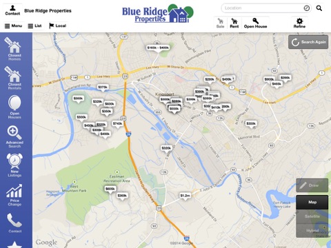 Blue Ridge Properties for iPad screenshot 2