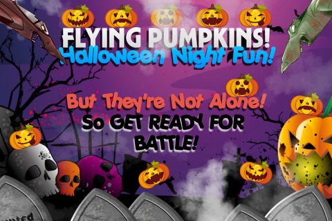 Flying Pumpkins Halloween Party Night Game Free Edition screenshot 2