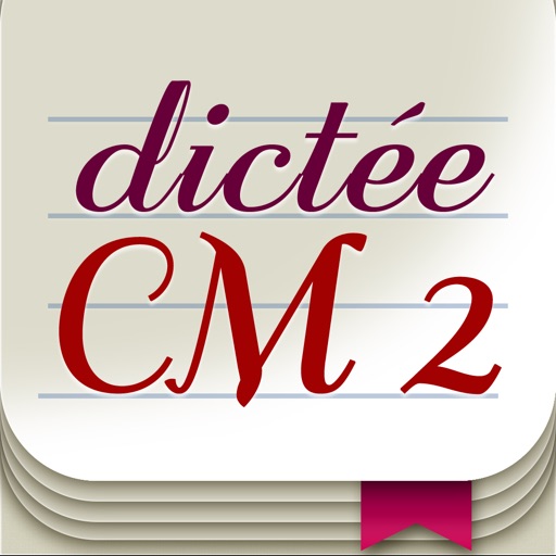 Dictée CM2, cahier de vacances dédié à l'orthographe, dictées CM2, français CM2 icon
