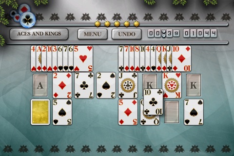 Aces & Kings Solitaire HD Free - The Classic Full Deluxe Card Games for iPad & iPhone screenshot 3