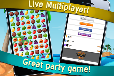 Juicy Fruity Splash: Multiplayer Match 3 Game screenshot 2