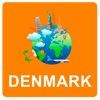 Denmark Off Vector Map - Vector World