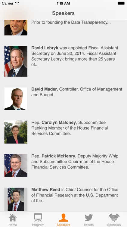 Data Transparency 2014 -- Official Conference App