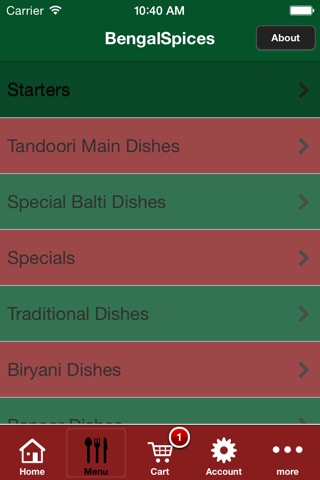 Bengal Spices screenshot 2