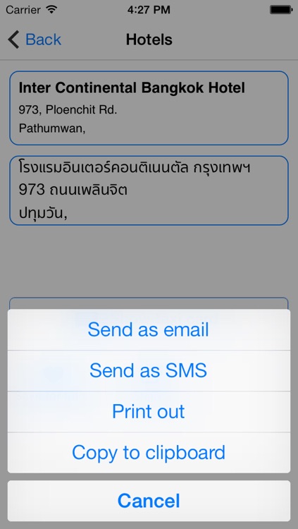 Bangkok Taxi Translator screenshot-4