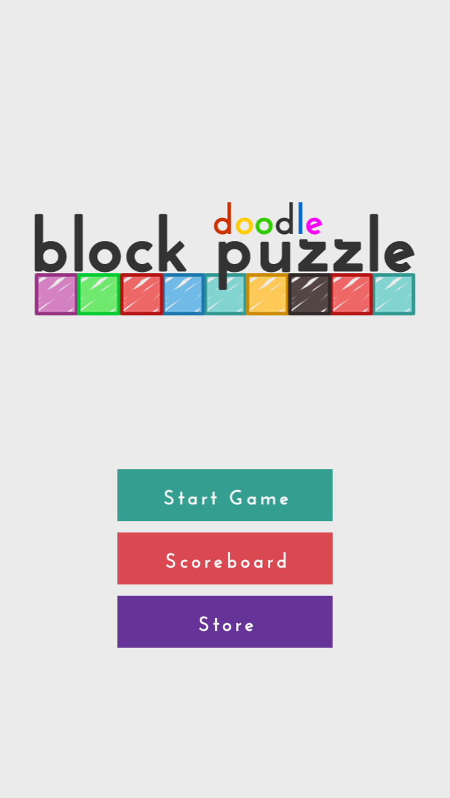 Doodle Block Puzzle screenshot 1