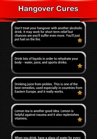 Hangover Cures and Remedies screenshot 2