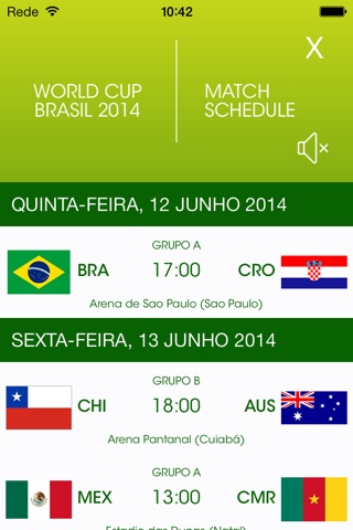 Brasil Clock screenshot 2