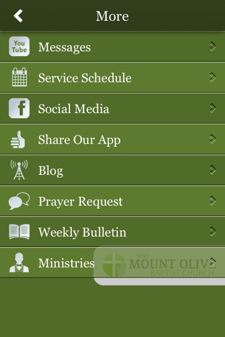 Mount Olive Baptist Church screenshot 2