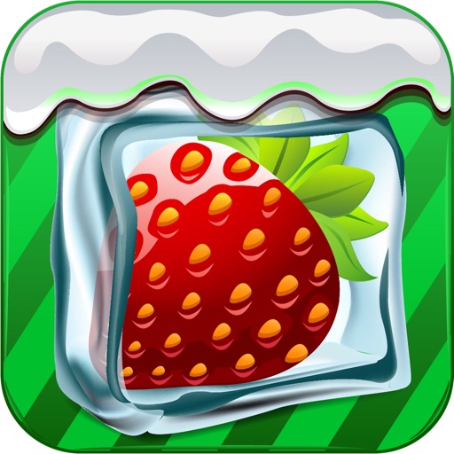 Ice Fruits Puzzle - Match block burst crazy swipe fruit smash game Icon
