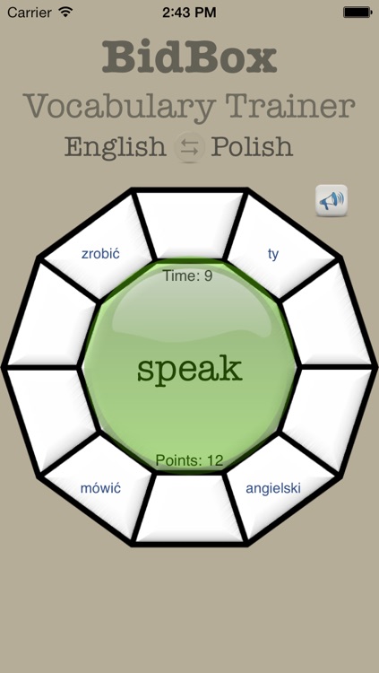 Vocabulary Trainer: English - Polish