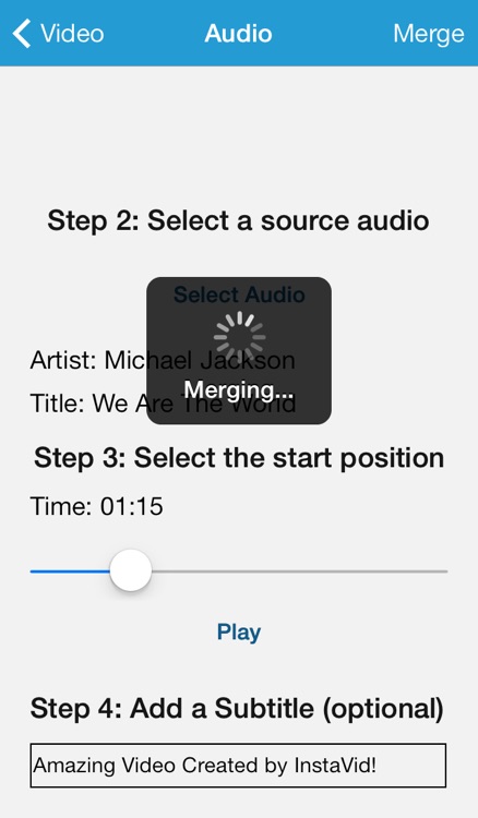 InstaVid - Add Music and Subtitle To Instagram & Vine Video!
