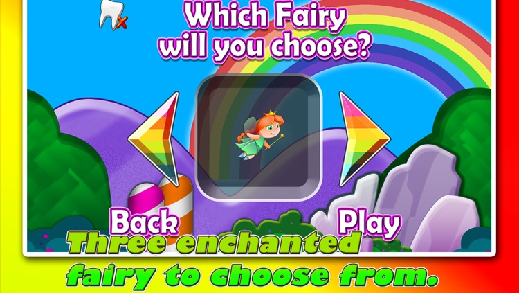 Little Tooth Fairy Girly Fun Dash :Free Fly in Faries magic rainbow land