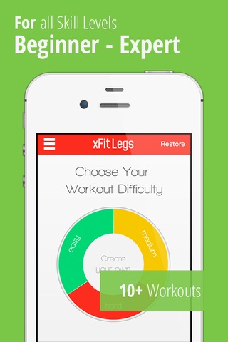 xFit Legs – Daily Workout for Tight Sculpted Thighs, Calves and Butt Muscles screenshot 2
