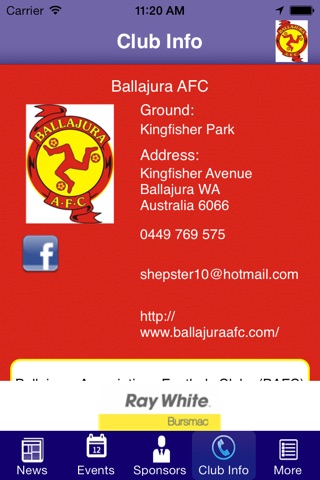 Ballajura Association Football Club screenshot 2