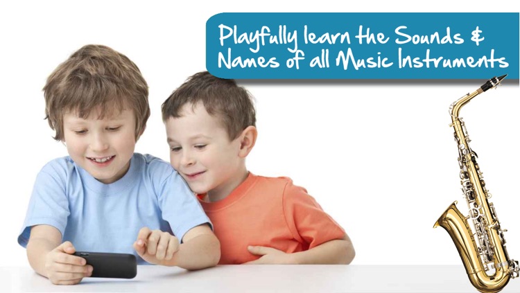 Sound Game Music Instruments Photo for kids and toddlers