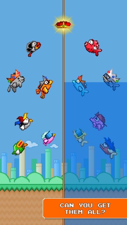 Flappy Buddies: A tiny bird and its fish friends adventure screenshot-4