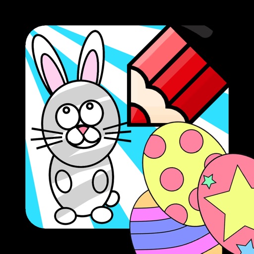 Colour Me In Easter Free icon