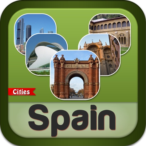 Spain Vacation Cities Offline Map Travel Guide icon