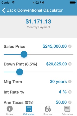 Mortgage Calculator by Matt Schellinger screenshot 2