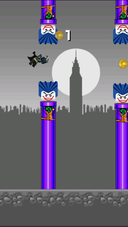 Flappy League of Heroes - Bat Justice Begins in the metropolis of Gotham, NY!