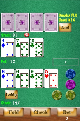 Headsup Poker Free (Hold'em, Blackjack, Omaha) screenshot 3