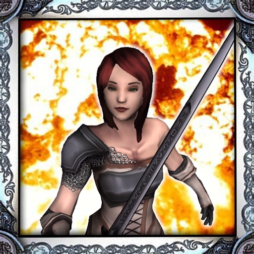 Angry Dragon Princess Chase - Castle Warrior Rush icon