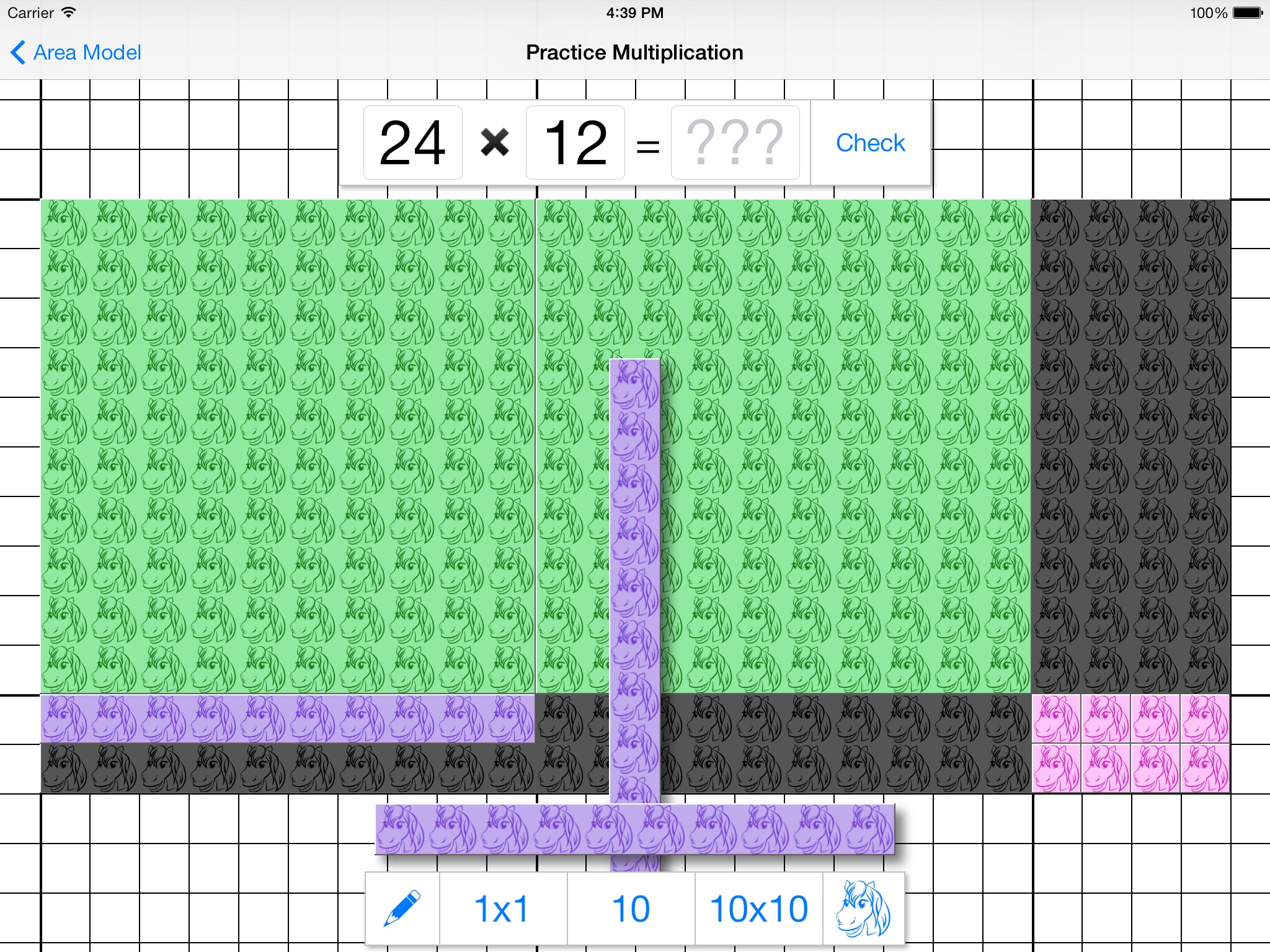 Area Model - Learn Multiplication and Division screenshot 3