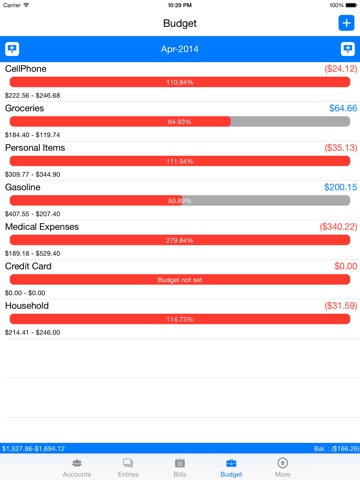 Скриншот из Money Log - Budget Manager