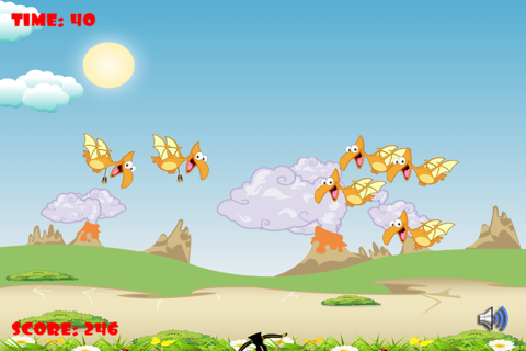 Flying Angry Dino Hunter - Awesome Prehistoric Aerial Shooting Game screenshot 3