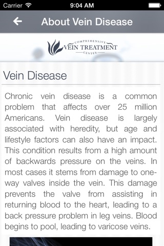 Comprehensive Vein Treatment Center screenshot 2
