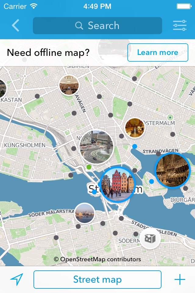 Scandinavia Trip Planner, Travel Guide & Offline City Map for Oslo, Stockholm, Helsinki, Copenhagen or Reykjavik screenshot 2