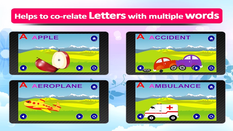 Tap and learn ABC, Preschool kids game to learn alphabets, phonics with animation and sound lite