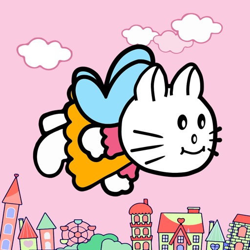 Flying Kitty's Fly Adventure - Fly with Adventurous Tiny & Cute Kitty Icon