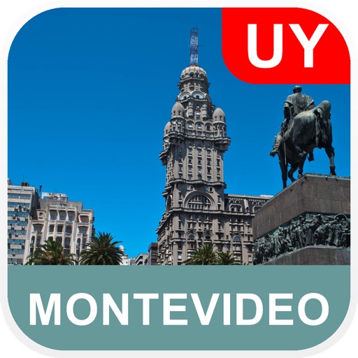 Montevideo, Uruguay Map - PLACE STARS