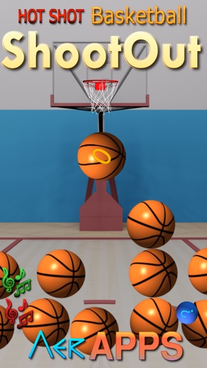 Hot Shot BBALL Shootout - A Basketball Shoot Em Up(圖5)-速報App