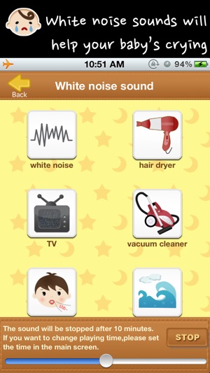 Baby white noise and lullabies nurery rhymes (crying baby sl(圖3)-速報App