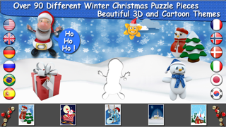 How to cancel & delete Christmas Puzzle for Babies Free: Move Winter Cartoon Images and Listen Sounds of Animals or Tools with Best Jigsaw Game and Top Fun for Kids, Toddlers and Preschool from iphone & ipad 1