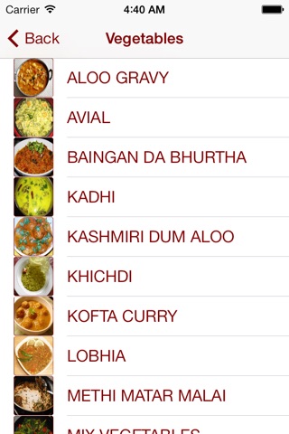 Hot Indian Recipes screenshot 2