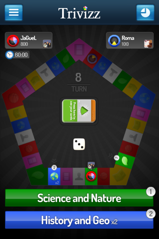 Trivizz - Trivial Quiz game for up to 6 players screenshot 2