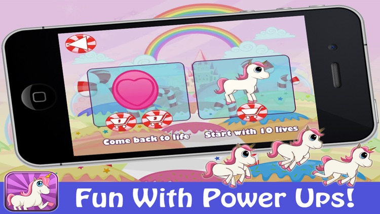 Unicorn Candy Rainbow Runner - Fun Running Game for Girls Free