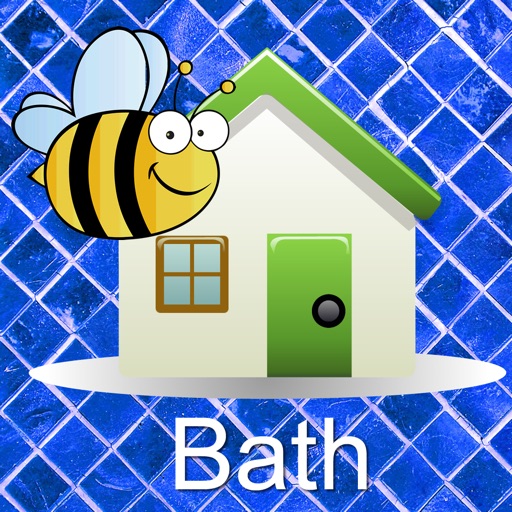 Words Around the House Bathroom - Video Flashcard Player